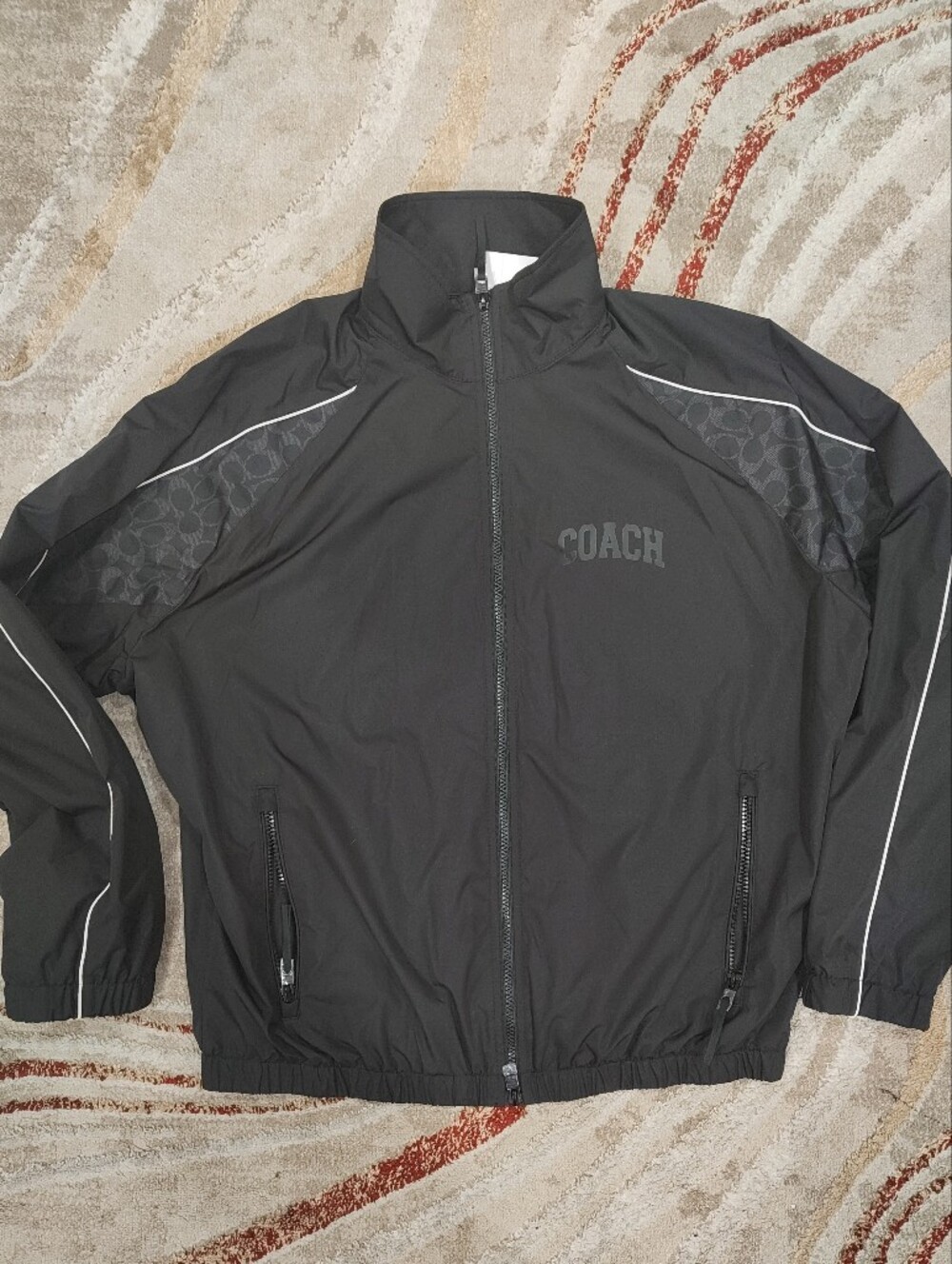 Coach Black Men's Windbreaker Jacket